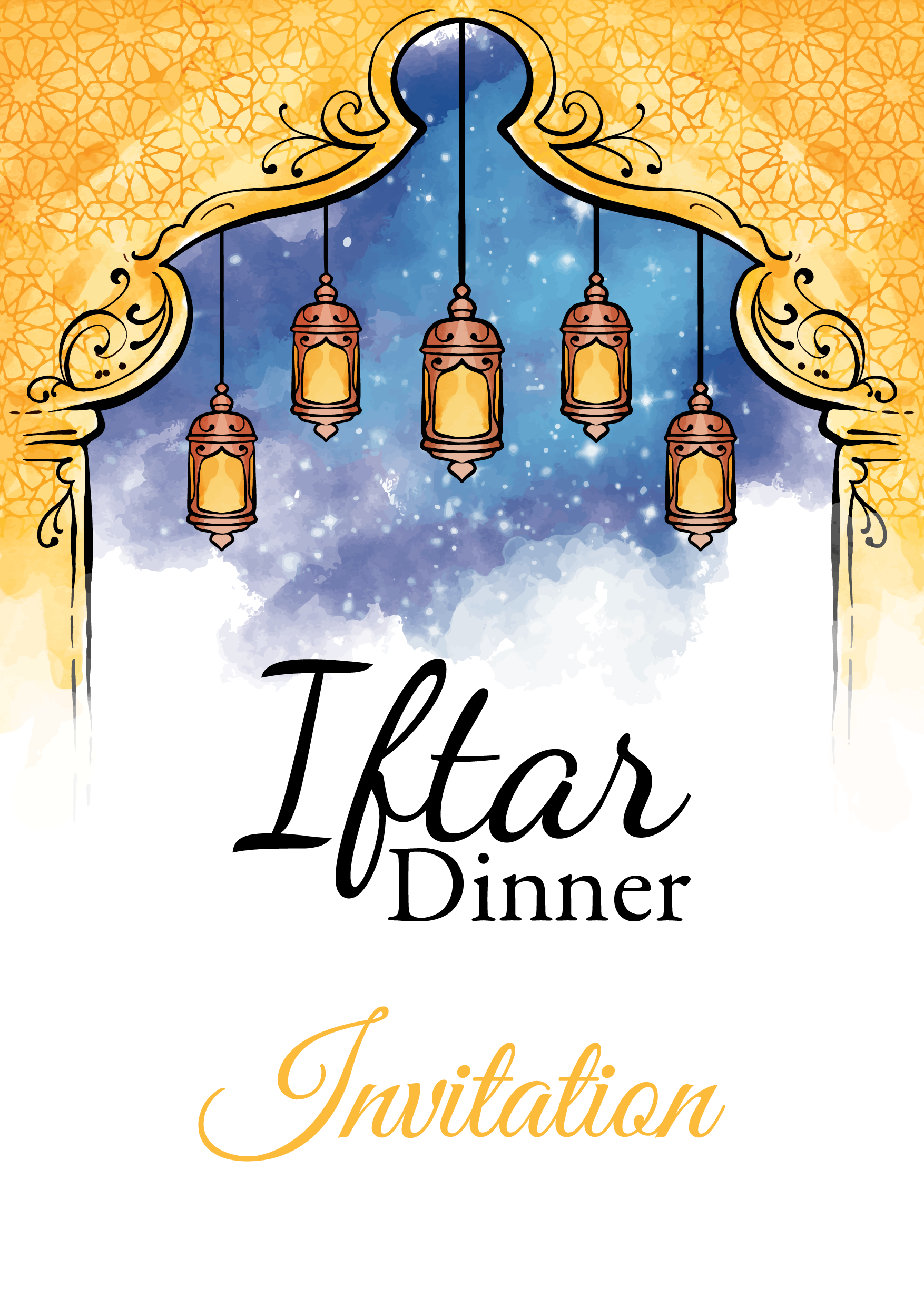 Iftar Invitation Card